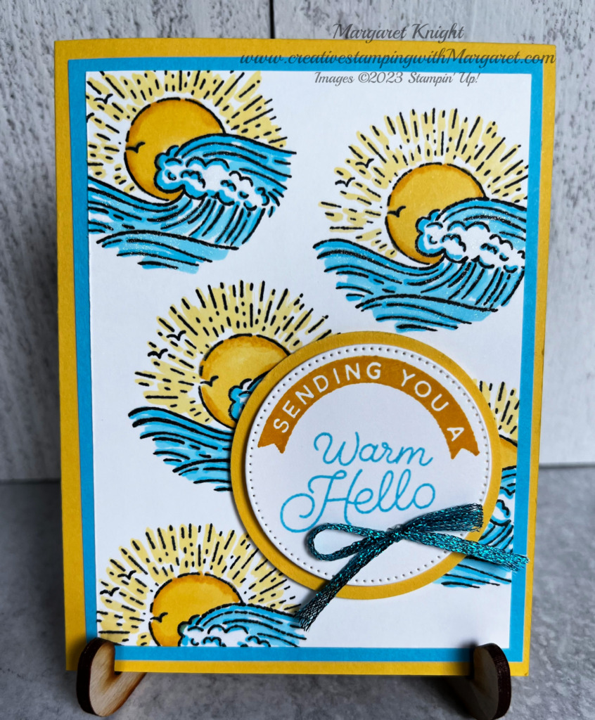 Circle Sayings - A Warm Hello Card - Creative Stamping With Margaret